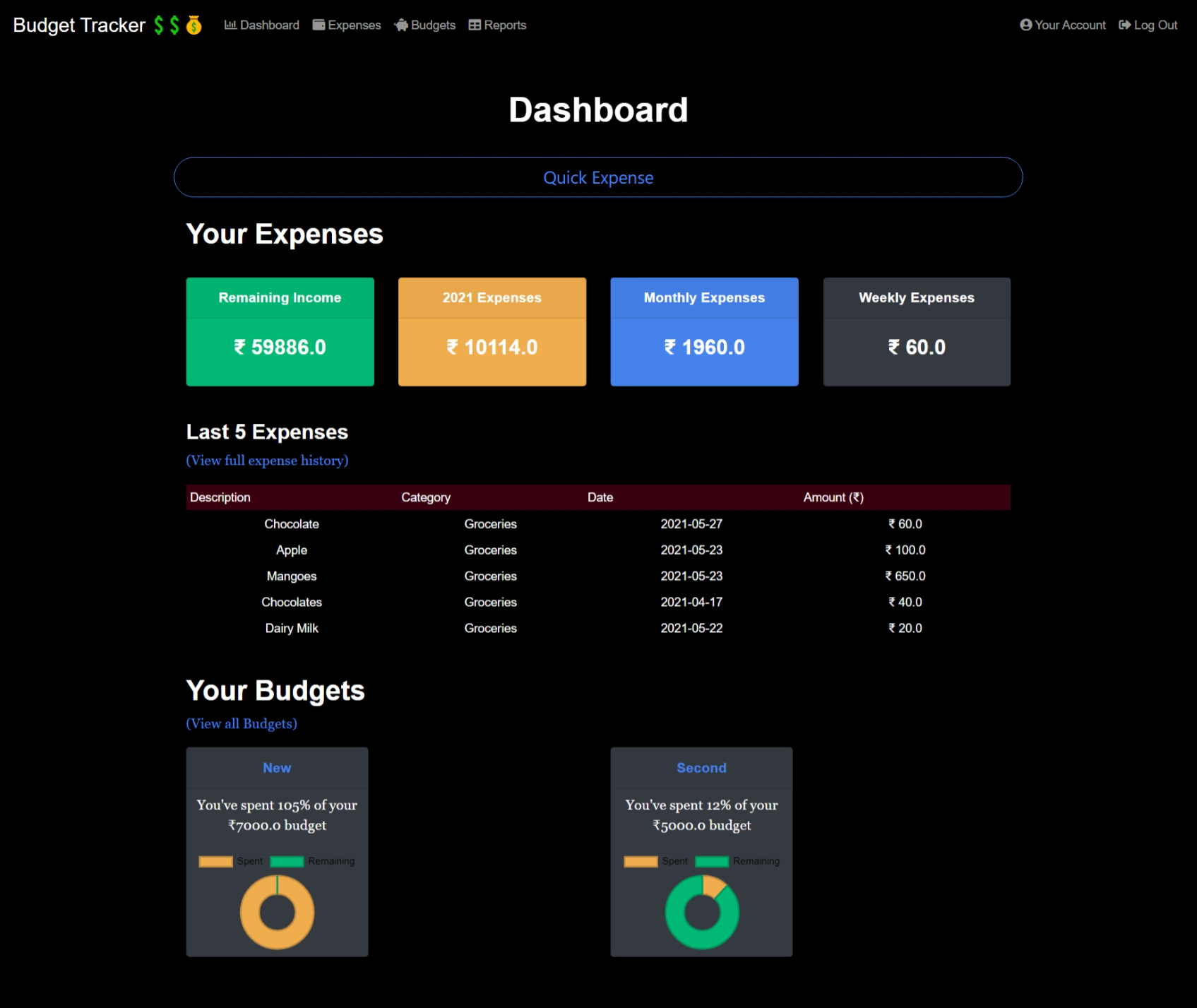 Expense Tracker